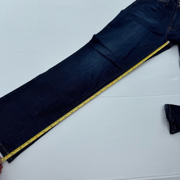 Frame Franklin Le High Straight Denim Indigo Jeans - Picture 4 of 12